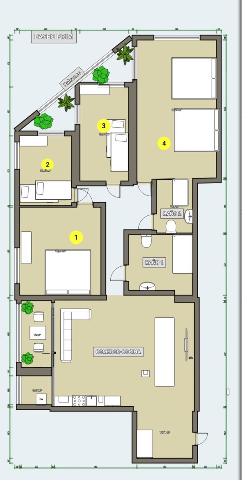 Tarragonaapartments Prim 350 Реус Экстерьер фото
